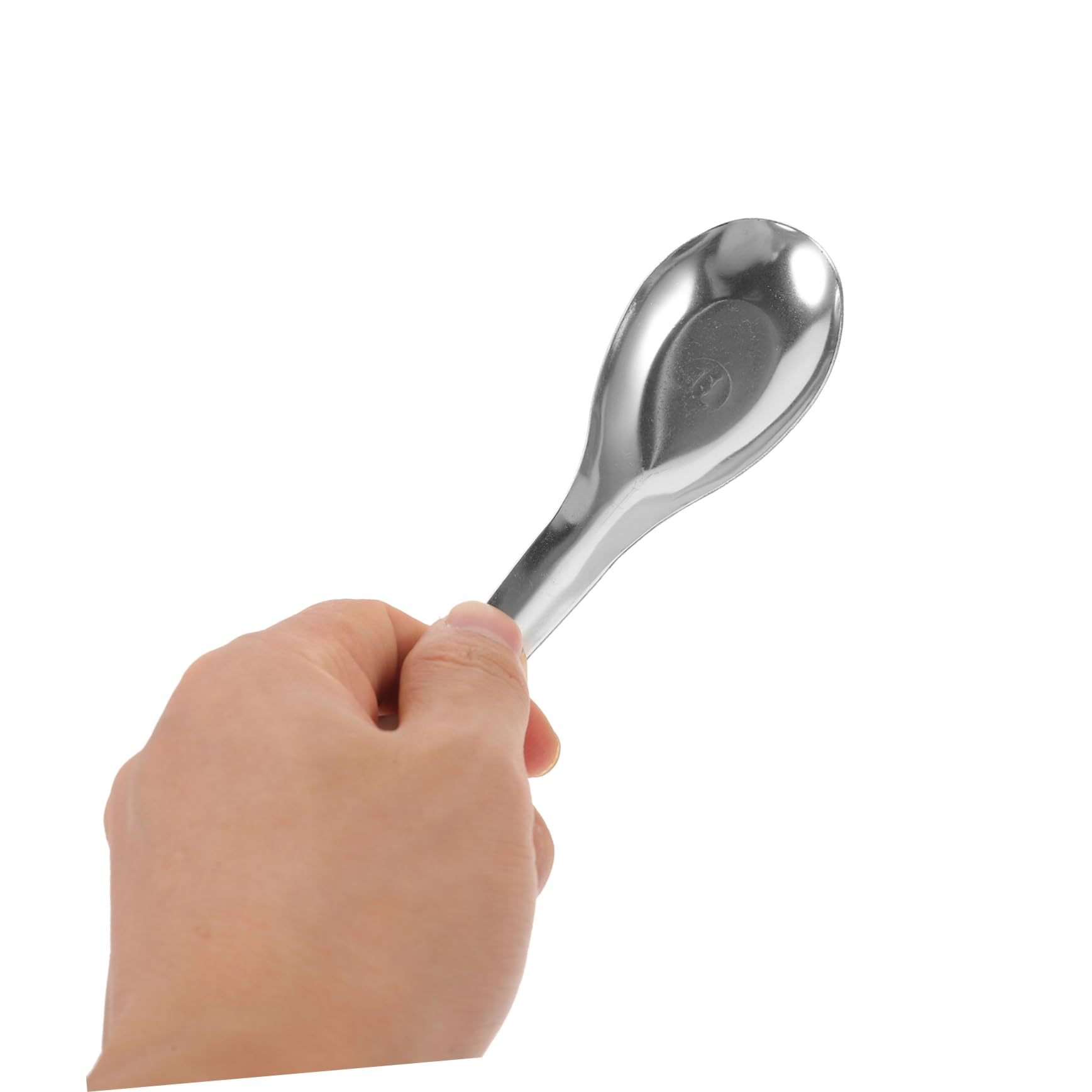Cuillère de Service 50 Pièces en Acier Inoxydable Argenté | Finition Polie, Usage Polyvalent, Lot de 50, Style Simple et Élégant pour Maison et Restauration Style Aléatoire