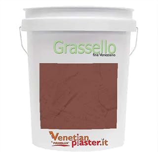 Grassello Authentic Venetian Plaster | Polished Plaster | Made in Italy from Lime & Marble | Red/Mixed colors (25) | Color: BM2092-20 Sienna