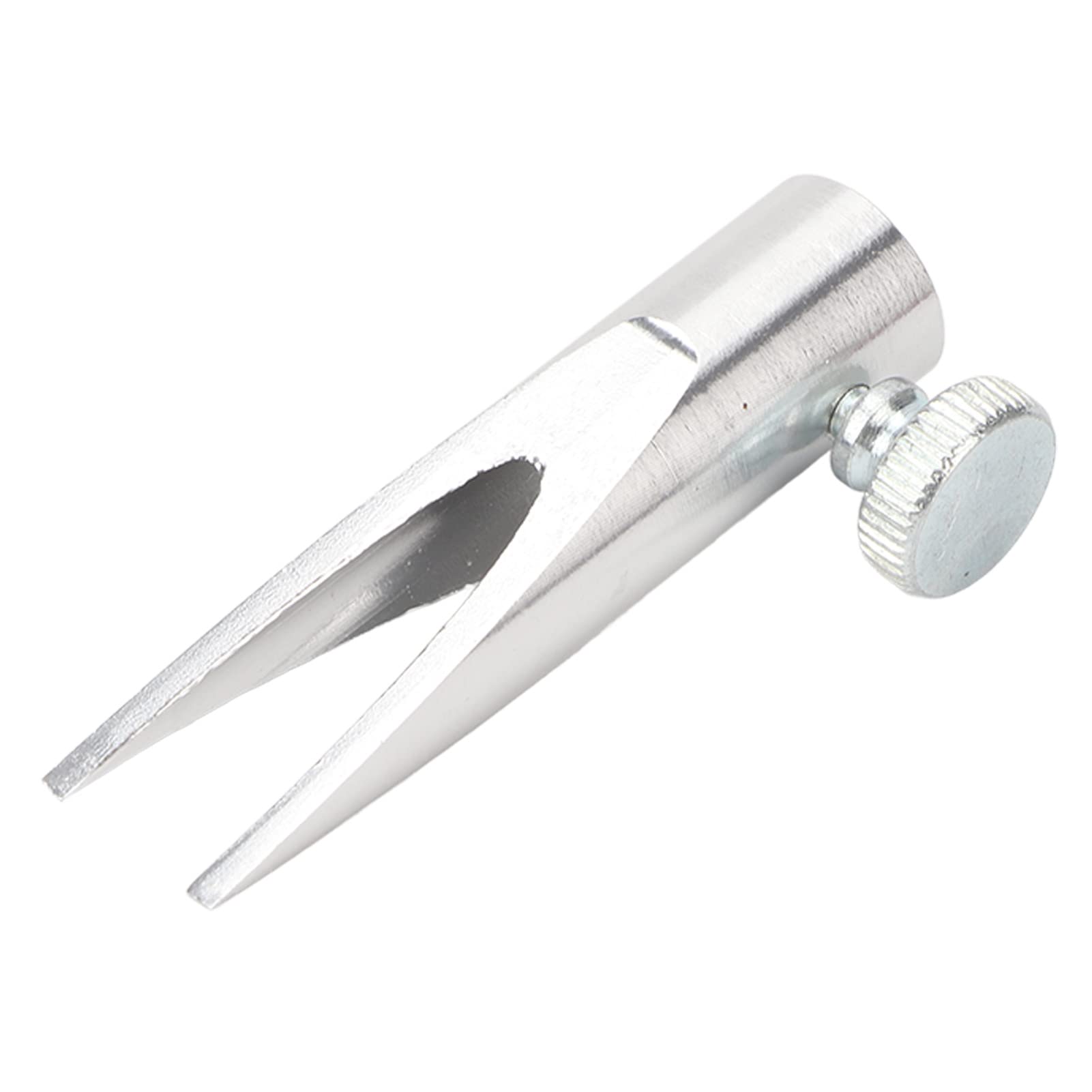 Pongnas Taille-crayon à Sourcils Professionnel en Forme de Bec de Canard, avec Vis et Boîte de Rangement pour une Application Précise du Maquillage (SILVER)