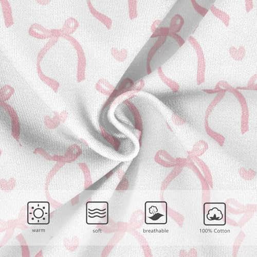 Boys' Exclusive Briefs Toddler Underwear 95% Combed Cotton Boxerbriefs 2T Pink Bow and Heart Pattern 13