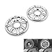 Topteng 2x Speaker della griglia della copertura 6" 3D rotonda anteriore posteriore per Har-ley Davidson Touring Glide