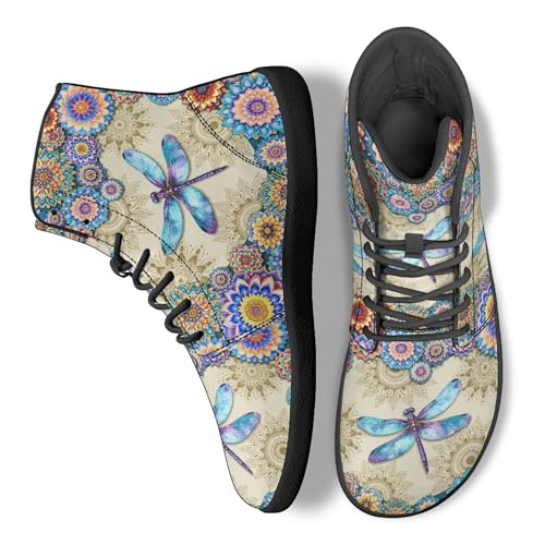 Image of Binienty Zero Drop Sole Barefoot Men's Women's PU Leather Flat Minimalist Barefoot Sneakers Athletic Shoes Waterproof