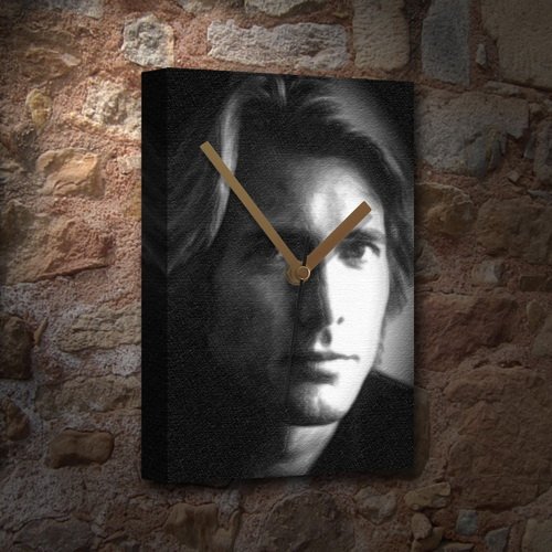 DIRK BENEDICT - Canvas Clock (A5 - Signed by the Artist) #js001
