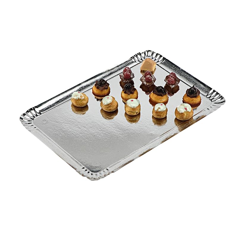 25 dozen wit dienblad voor catering, 32 x 42 x 6 cm