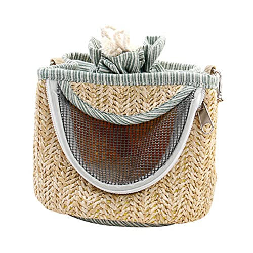 Toddmomy 1Pc Portable Hamster Carrier Bag Zippered Pet Travel Backpack for Animals Safe and Comfortable Nest for Hamsters Guinea Pigs and More Random Color Design Random Color