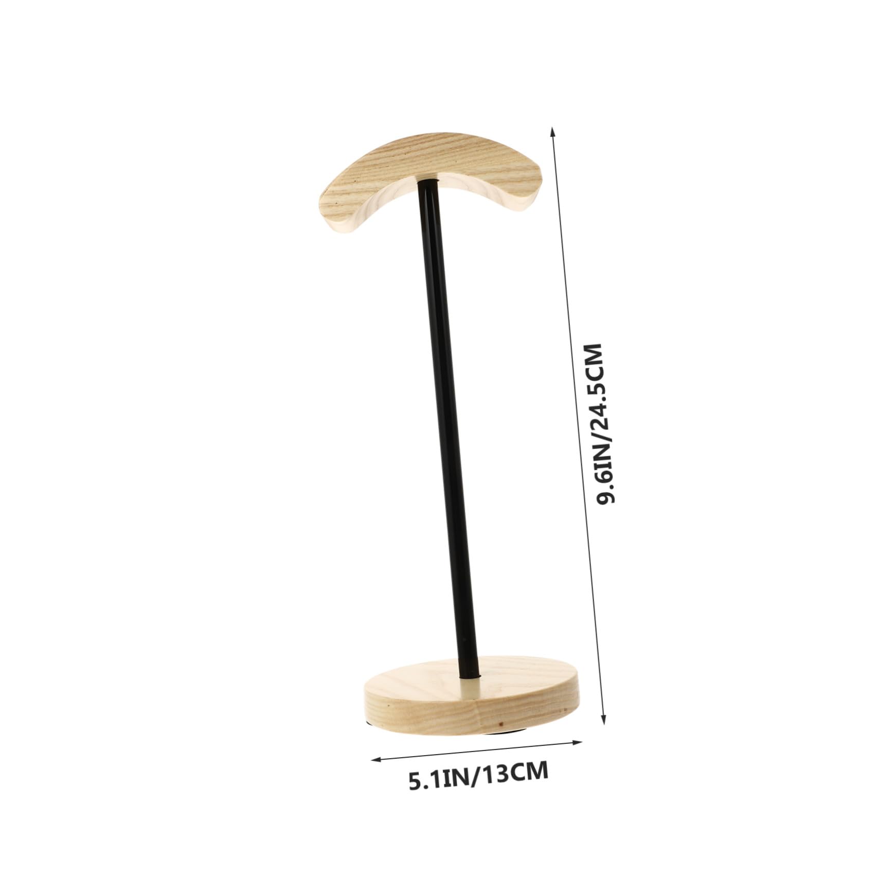 SHINEOFI Soporte De Madera Soporte Auriculares Organizador Escritorio Ordenado Útil