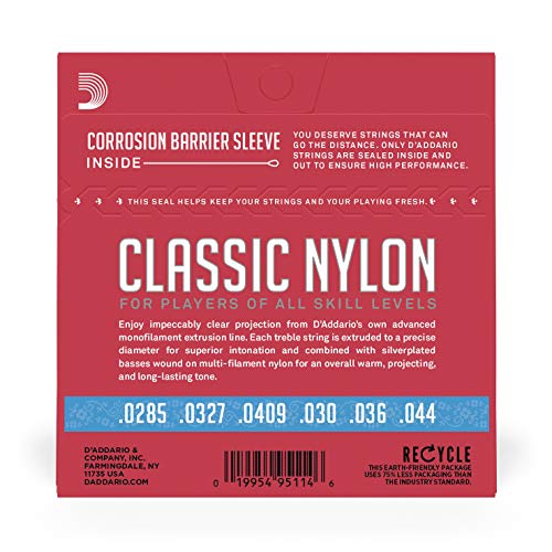 D'Addario EJ27H Nylon Classical Hard Tension Guitar Strings - Image 4