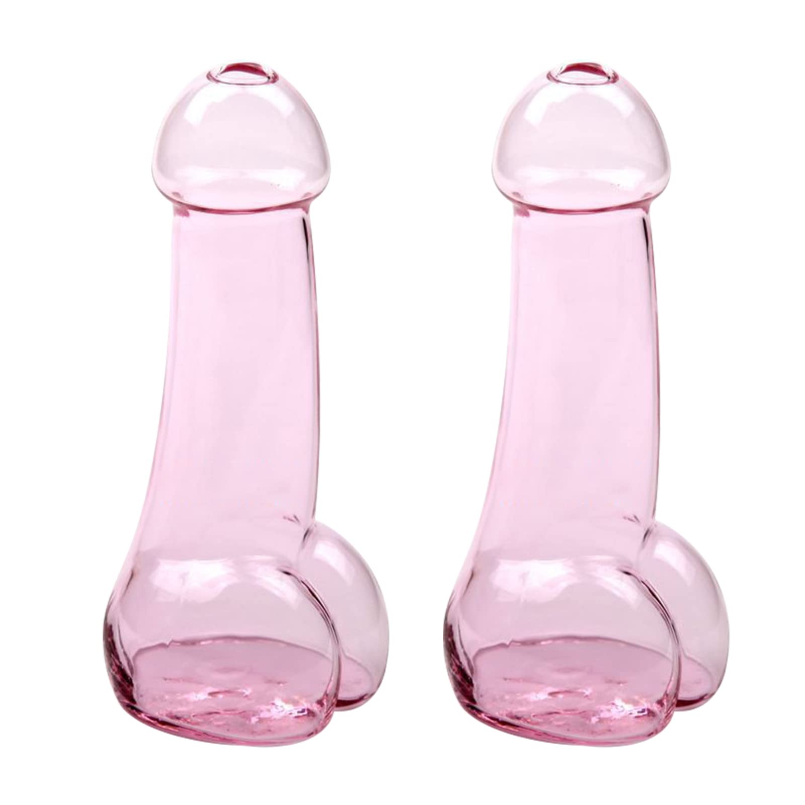 HFEHSKJ 2Pcs Transparent Creative Wine Glass Cup, Sexy Beer Drinking Cup High Boron Martini Cocktail Glasses, Novelty Glass for Home Bars Night Clubs Party Decor