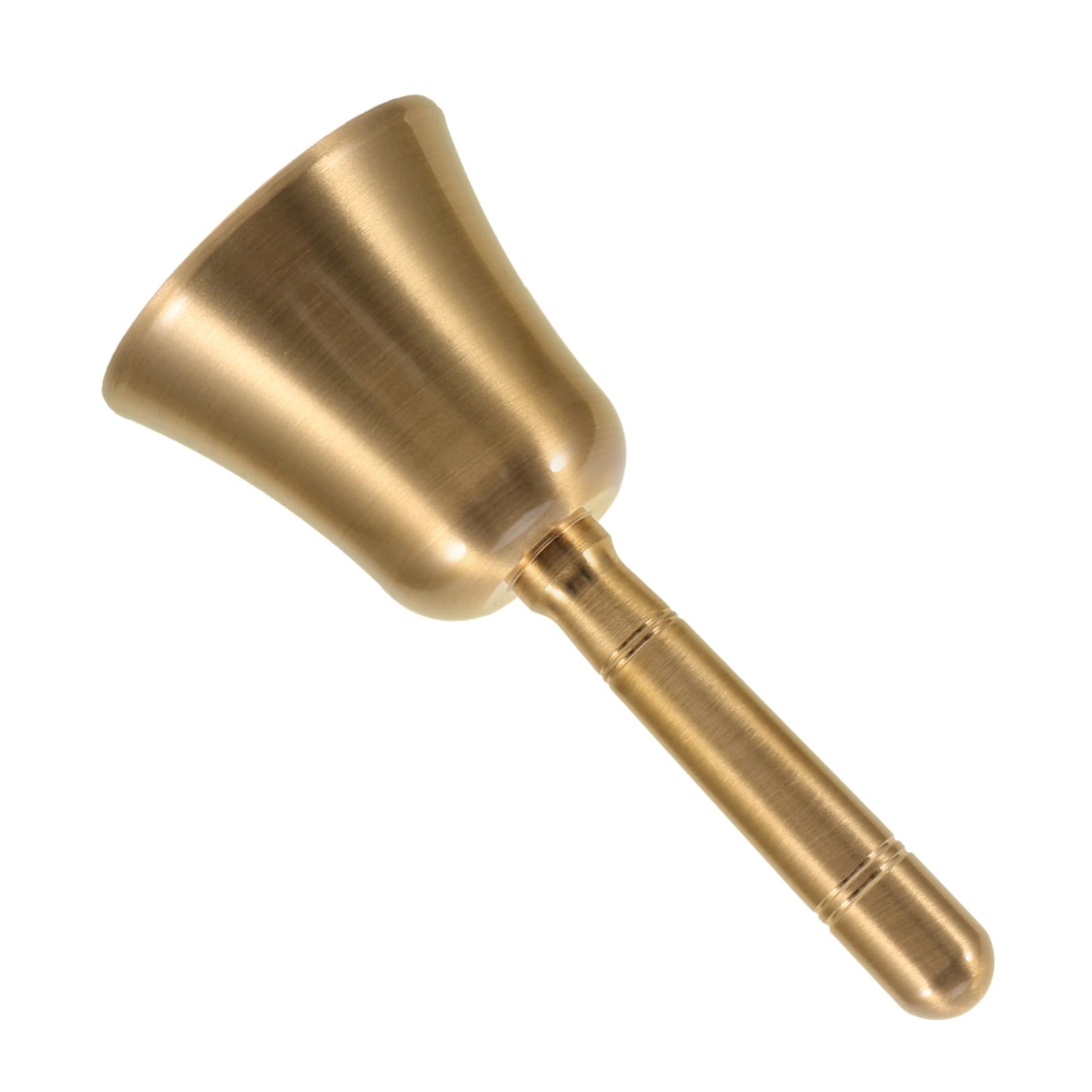 Operitacx Sturdy Brass Christmas Hand Bells Mini Decorative Bells for Decor Service School and Pet Training