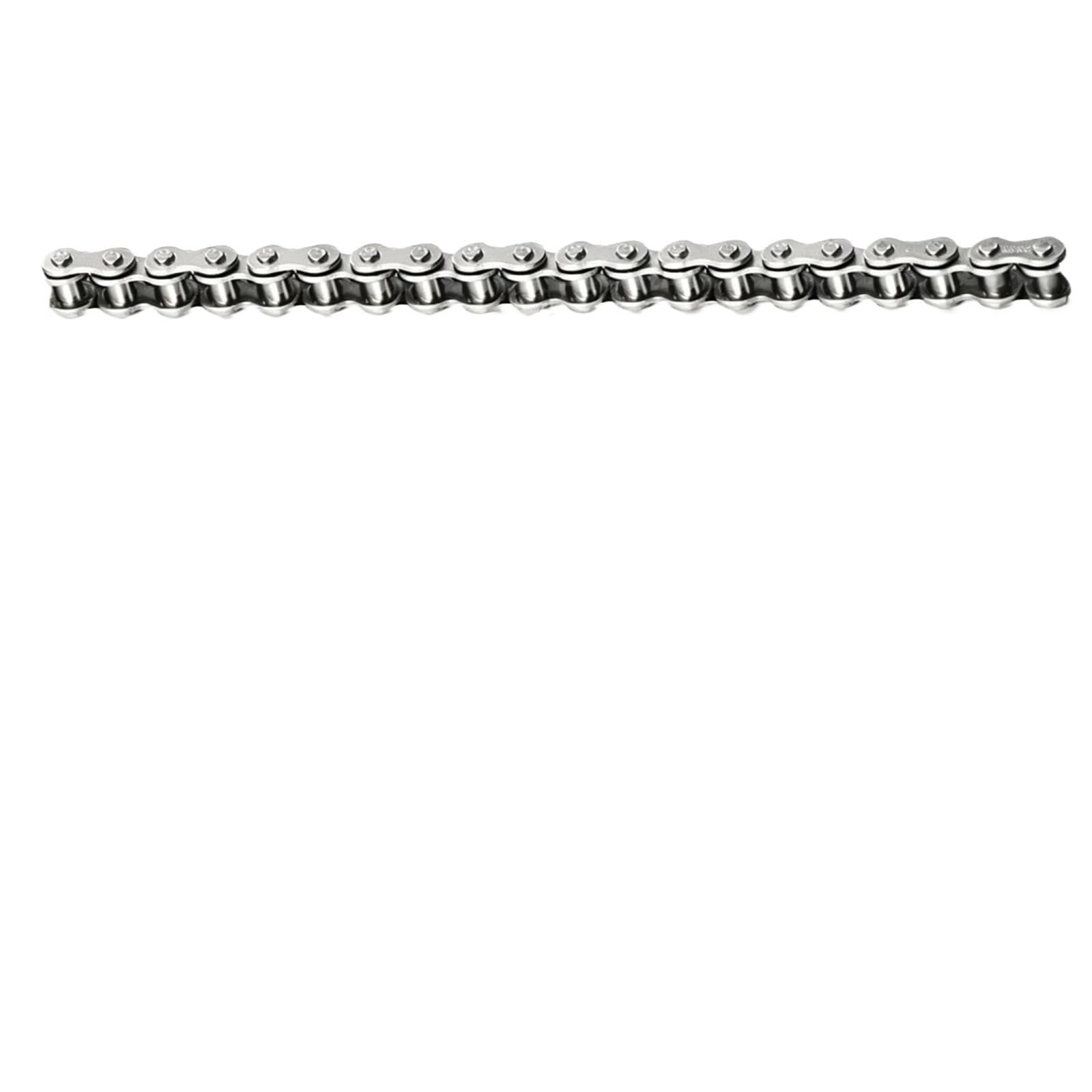 Rollenkette Aus Kohlenstoffstahl 1 Stücke 04C-1 Rollenkette/Kettenglieder Stecker Industrielle Übertragung Einreihige Kette for Kettenrad 0,5/1/1,5/5 Meter(Stainless Steel 5M)