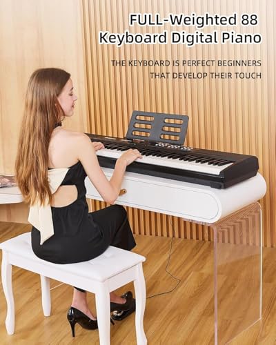 Professional 88-Key Weighted Hammer Action Digital Piano