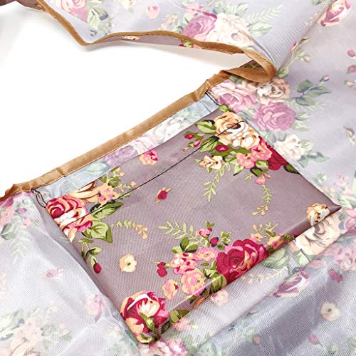 Image of allydrew Large Foldable Tote Nylon Reusable Grocery Bag