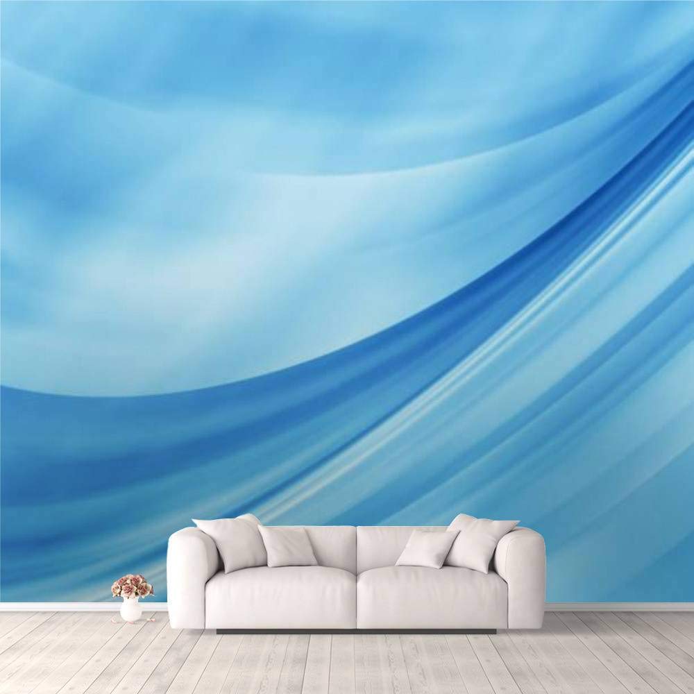Amazon Com 3d 壁紙抽象淡藍色背景紋理效果形狀和紋理自黏臥室客廳宿舍裝飾牆壁壁飾貼紙和撕開背景壁飾牆壁天花板衣櫃貼紙
