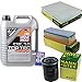 Produktbild QR-PARTS 69364720 Filter Set Inspektionspaket 5 Liter Motoröl Top Tec 4200 5W-30 MANN-FILTER Innenraumfilter Luftfilter Ölfilter