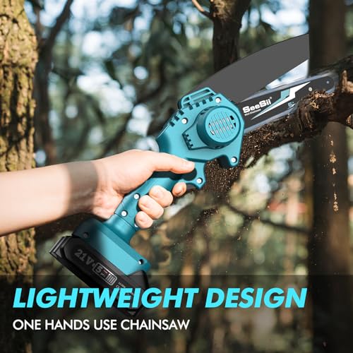 Seesii CH500 Mini Chainsaw Cordless 6-Inch thumb #2