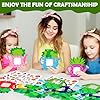 Jetec 48 Sets Spring Crafts Bulk Mother's Day Watering Can Picture Frames Craft DIY Spring Flowers Photo Frames Gifts with Stickers for Mother's Day Home Activities Party Favors Decorations #4