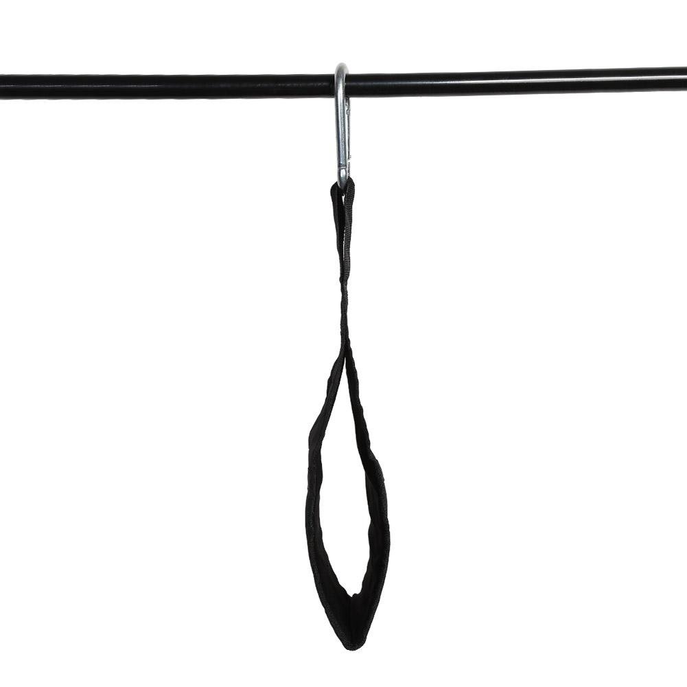Correas abdominales, 1 par AB Straps Sling Suspension Correas Suspensión Muscle Abdominales Barra de Entrenamiento Montadas Correas de Ejercicio con Anillas