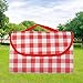 MYCENSE Portable Outdoor Blanket for Family Adventures, Red