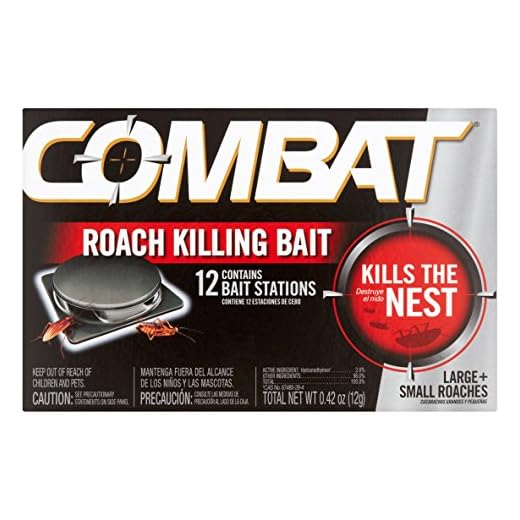 Combat Large + Small Roaches Roach Killing Bait Stations, 12 count, Pack of 1