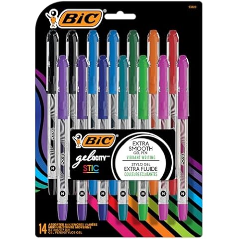 BIC Gel-ocity Stic Assorted Colors Gel Pen Set Cover