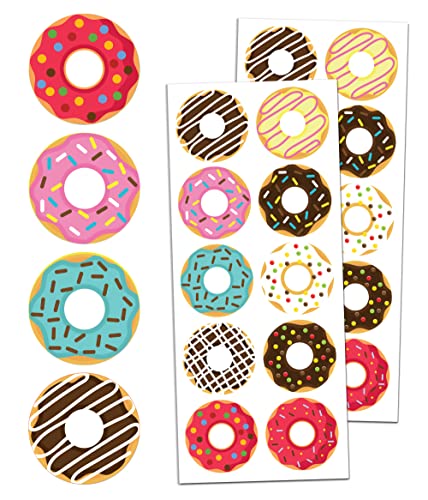 Donut Stickers Sheets Set, 1.5