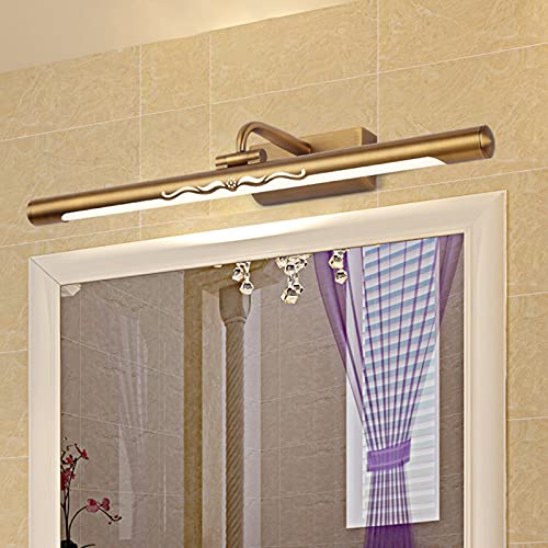 Éclairage de vanité doré pour sublimer votre coiffeuse et miroir de bain