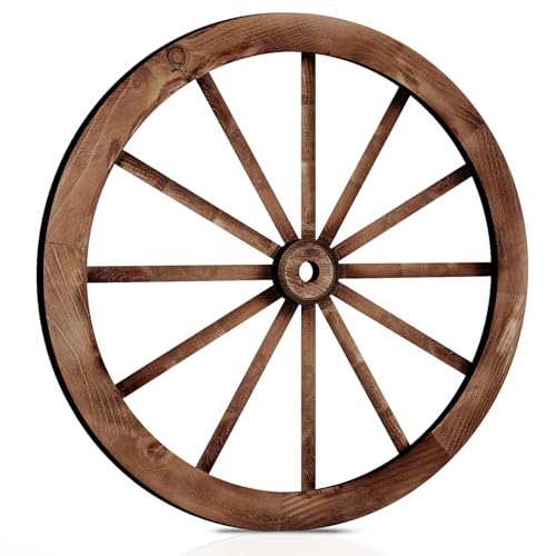 COLOR VALLEY ART Western Home Decor, Wagon Wheel Decor, Cowboy