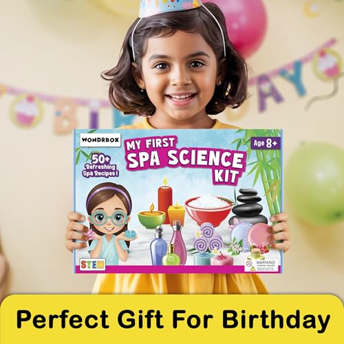 Image of WONDRBOX Spamazing Science Experiment Kits for Kids Aged 6-8-12-14 |Science Kit Birthday Gift Set for 6-14-Year-Olds | STEM Educational DIY Fun Toys I for Boys and Girls