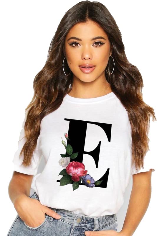 Graphic Alphabet Print A B C D E F G H I J K L M N O P Q R S T U V W X Y Z A to Z Unisex Oversized T-Shirt