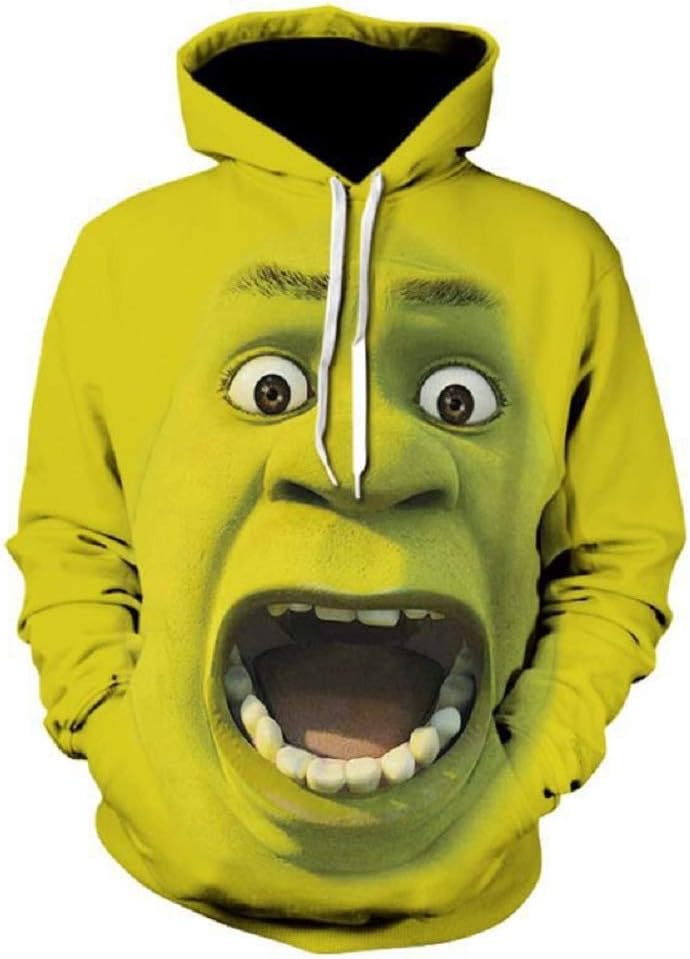 Novelty Funny Hoodie Shirt Animated Comedy Movie Cosplay Pullover Hoodie/Shirt