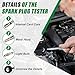 2PCS Spark Plug Tester, Inline Spark Tester, Ignition Coil Tester Tool for Engines for Automotive, Cars, Lawnmowers, Small & Big Internal/External Engines