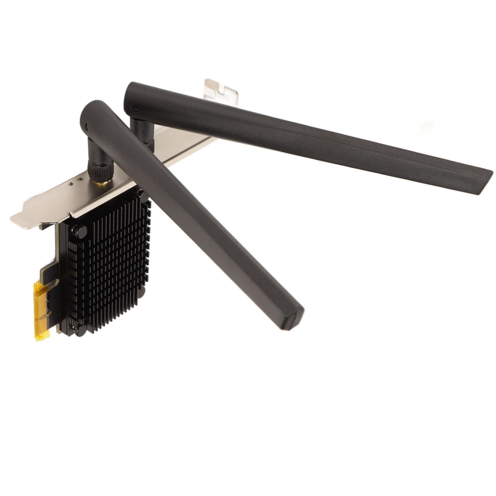 Bewinner Carte PCIe WiFi 6E 5400 Mbps Tri-Bande avec Bluetooth 5.2, Antenne à Gain élevé 6 DBi, Chipset AX210 pour 10/11 64 Bits, Adaptateur PCI Express sans Fil