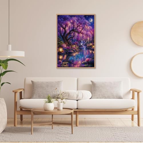 Puzzles para Adultos INNER PAUSE Bosque Brillante 500 Piezas Rompecabezas Vertical Naturaleza 52x38 cm miniatura 4
