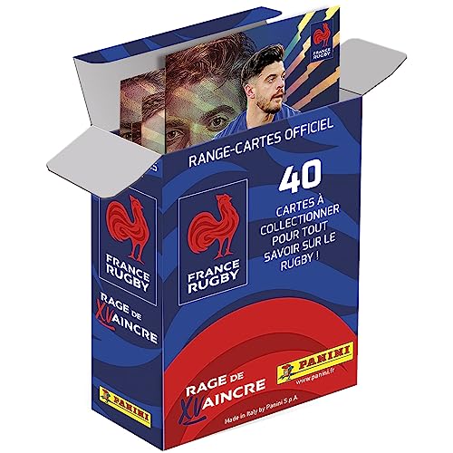Panini 004729MCOUFC 004729MCOUFC Französisches Rugby-Team Sammlerset mit 1 Album + 18 Hüllen + 3 Karten Limited Edition