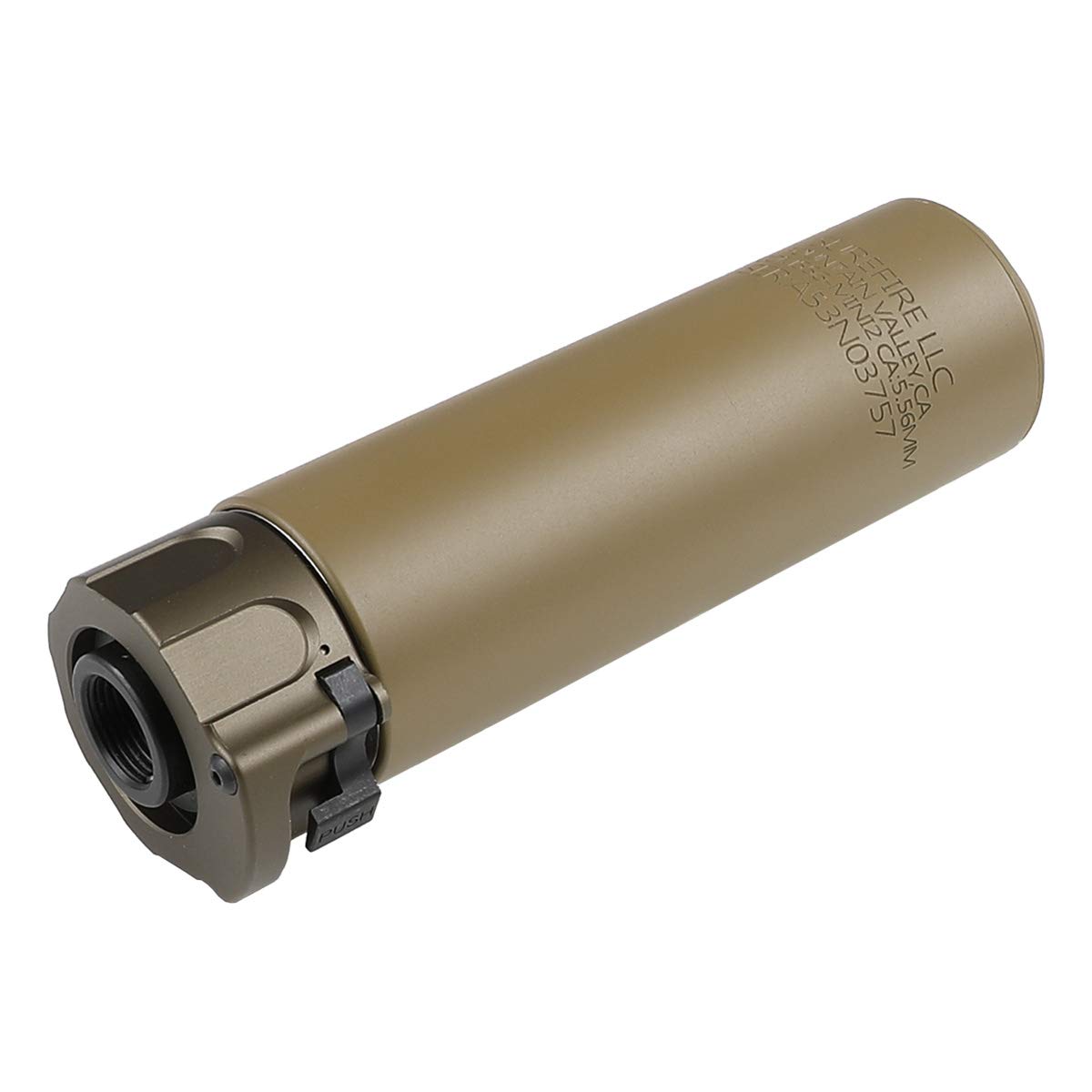 5KU SF SOCOM556-MINI2タイプ サプレッサー DEカラー Amazon | 5KU SF SOCOM556-MINI2タイプ サプレッサー DE (14mm逆ネジ