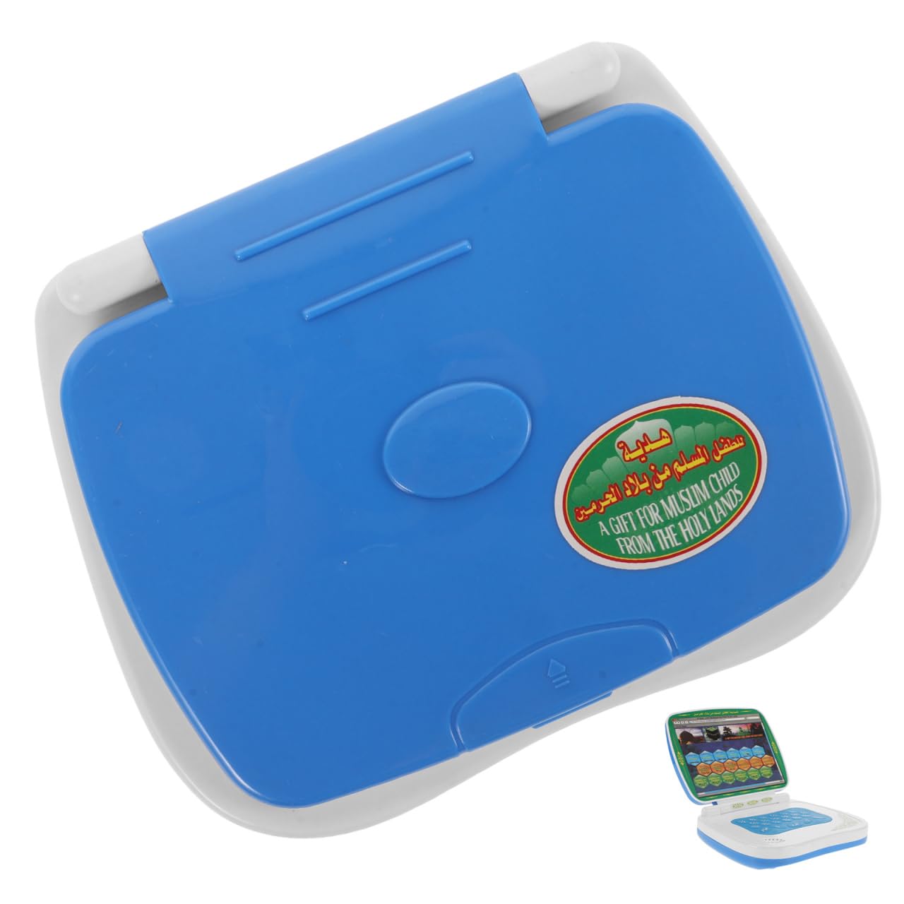 Vaguelly Foldable Touch Learning Machine for Kids with Arabic Language Early Education Toy Laptop Interactive Portable Computer