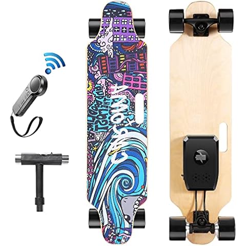 Caroma Skateboard Elektro,90cm Elektrisches Longboard Cover