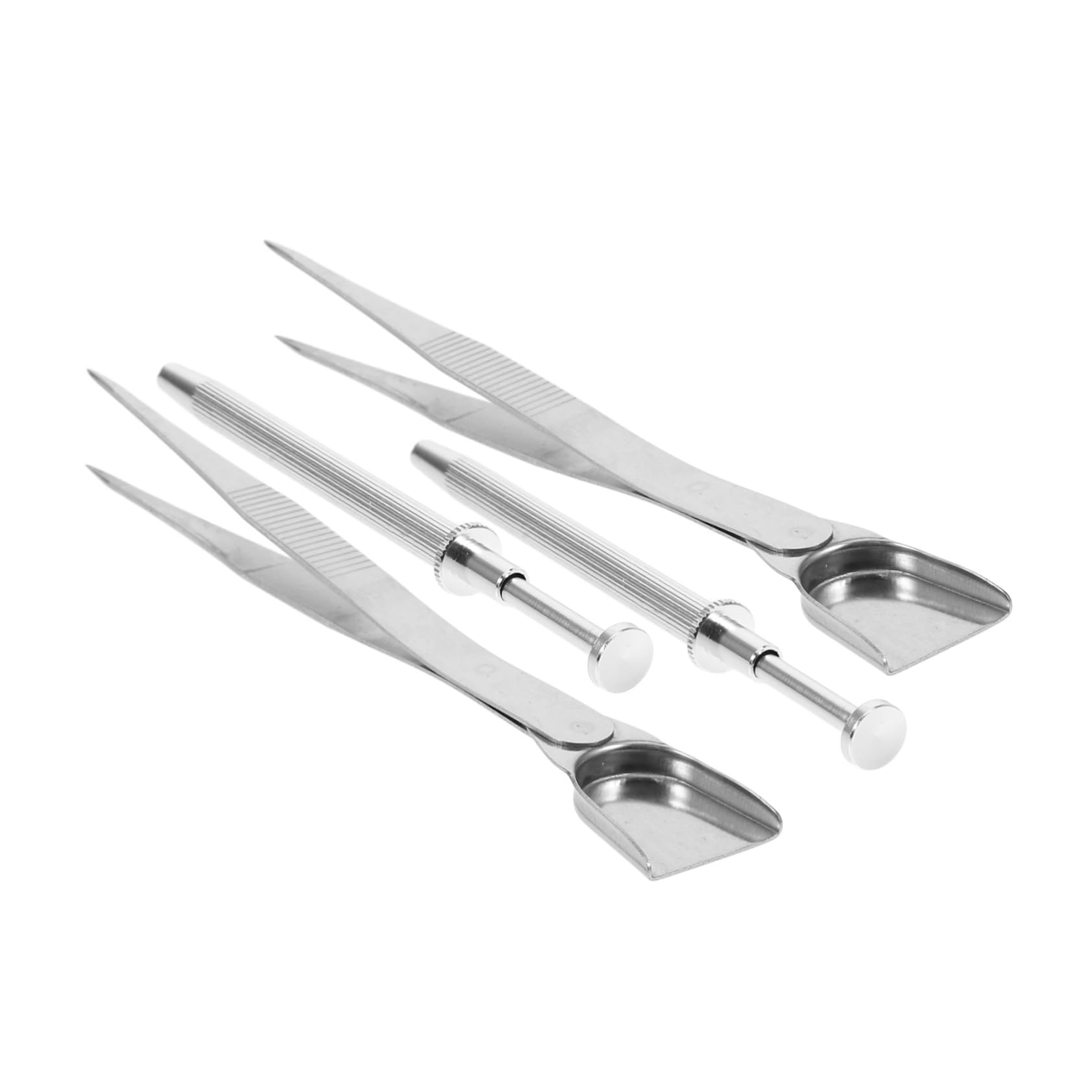 IMIKEYA 5sets Strumenti per Decorare Torte con Pinzette Inossidabile e Spruzzatori di Perle Utensili per Decorazioni di Torte e Biscotti Facile da Usare e Pulire