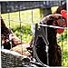 GRIRIW 2pcs Farm Electric Fence Jump Leads Fencing System Wire Electric Fence Alligator Clips Wire