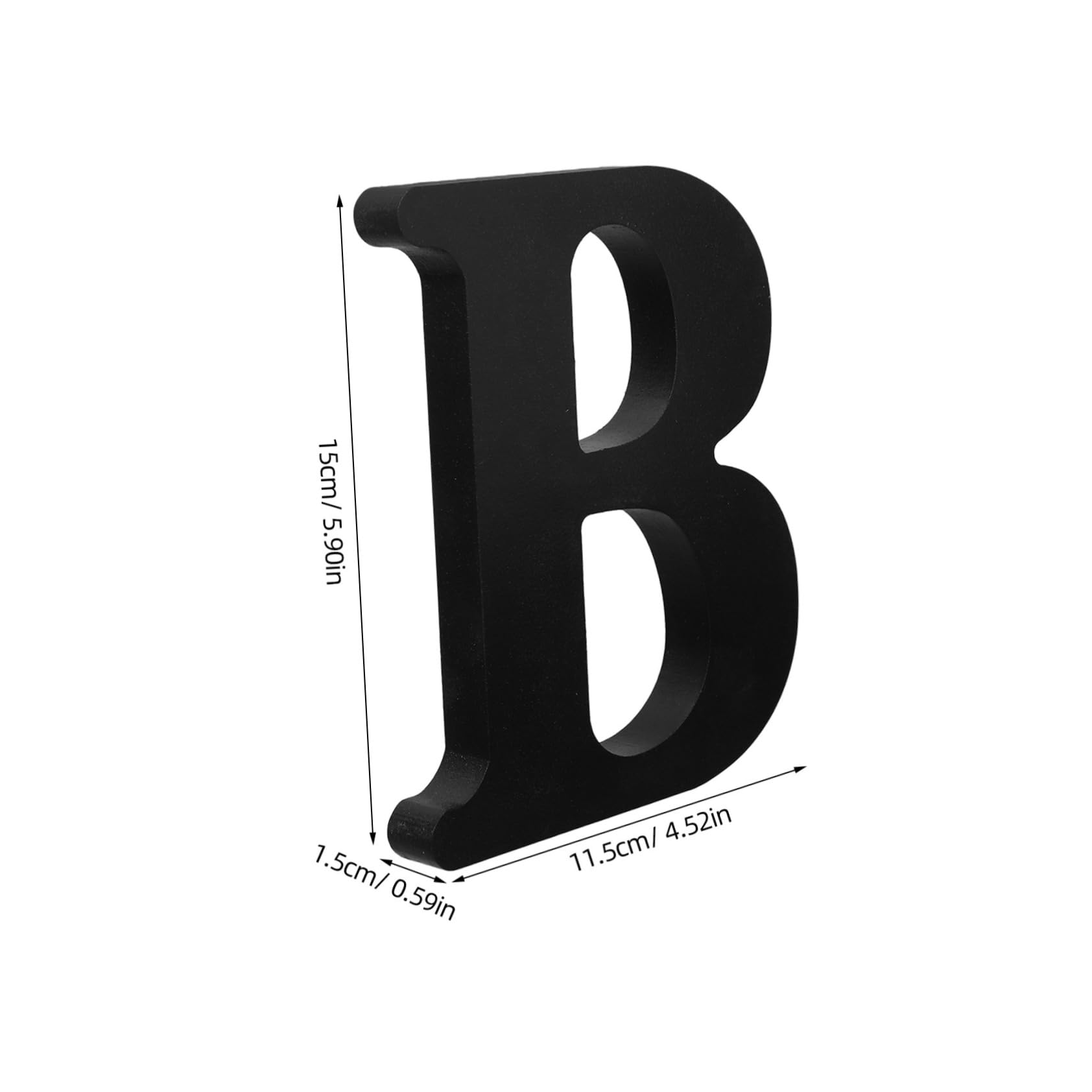 RORPOIR Wooden Letter Ornaments for Wall Decor Large Decorative Letters Alphabet Shape Wall Shelf