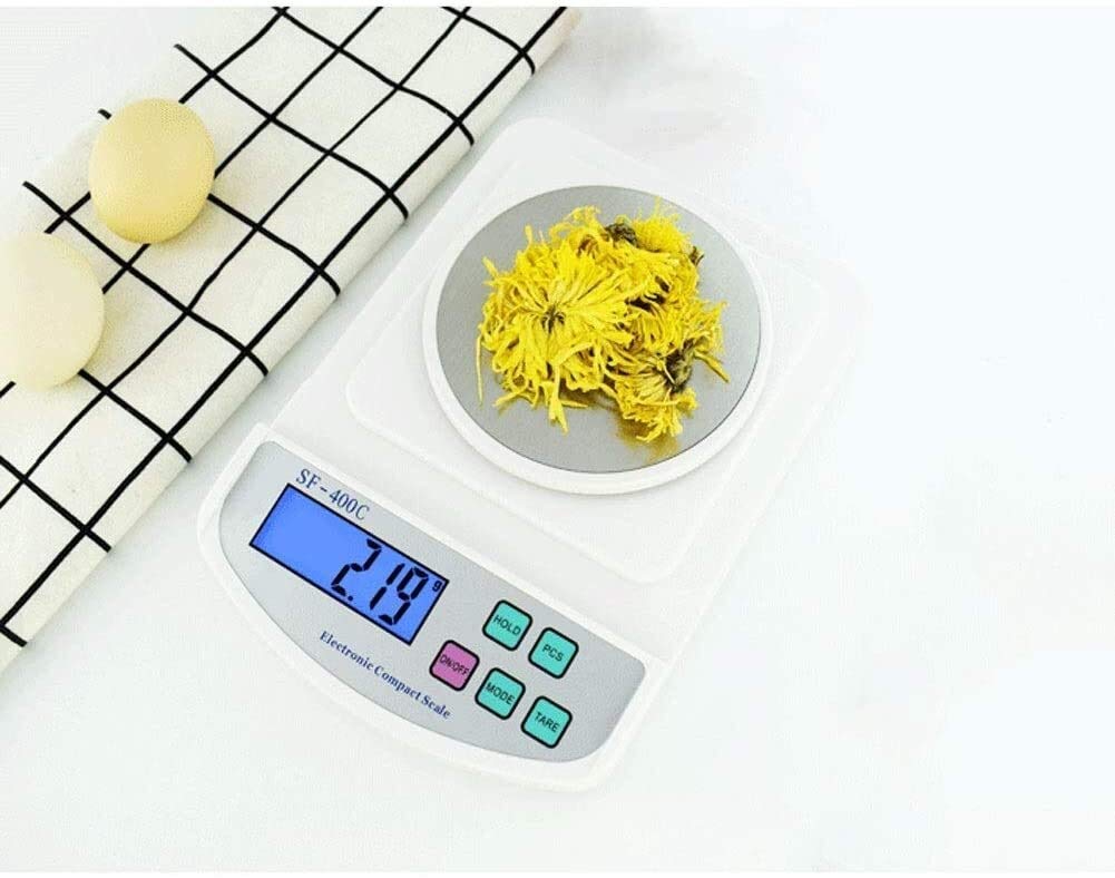 Bilancia da Cucina,Bilancia da Cucina Digitale Scala Elettronica, 5 kg 0,1 G di Retroilluminazione Blu Digitale LCD Visualizza Il Multifunzione di Cucina Cucina Cucina in Cucina Alimentare