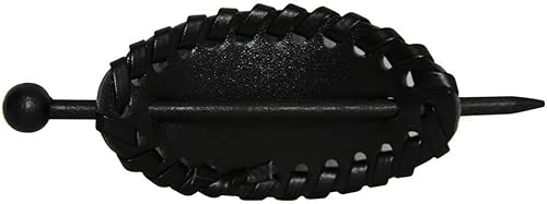 Miniatura 4 de Gravity Threads Horquilla ovalada con tejido de bordes - Azul marino