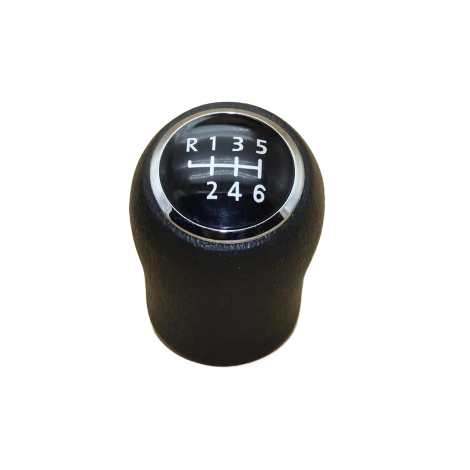 HILLAR Car Gear Stick Knob for VW for Transporter for Multivan for Caravelle T5 T5.1 T6 2003-2010 5/6 Speed Gear Stick Shift Knob Level(Black 6-Speed)