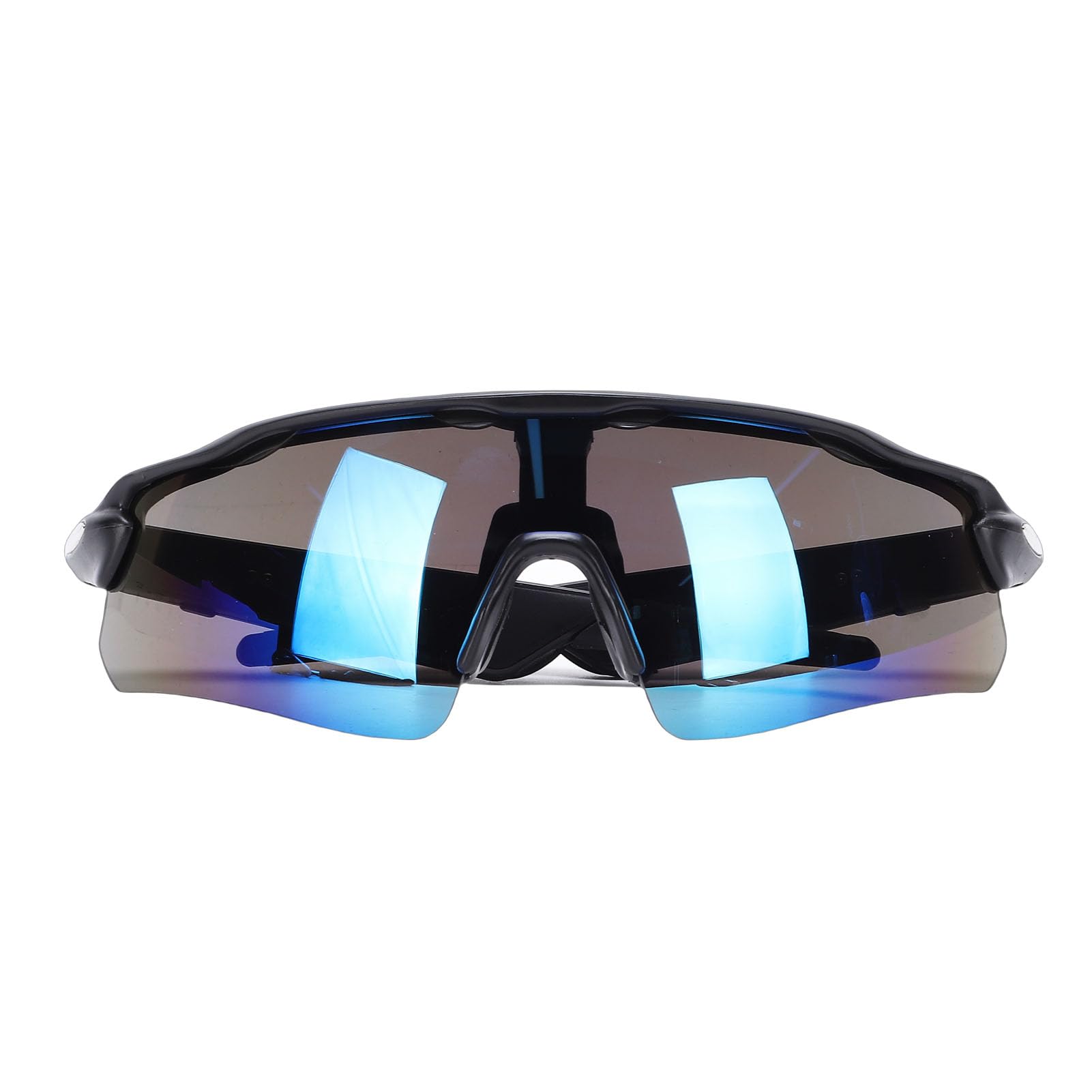 Topiky Lunettes de Soleil Intelligentes de Sport, Lunettes de Cyclisme Bluetooth avec Verres Polarisés, Haut-parleurs de Musique à Oreille Ouverte, de Sport Coupe-Vent,