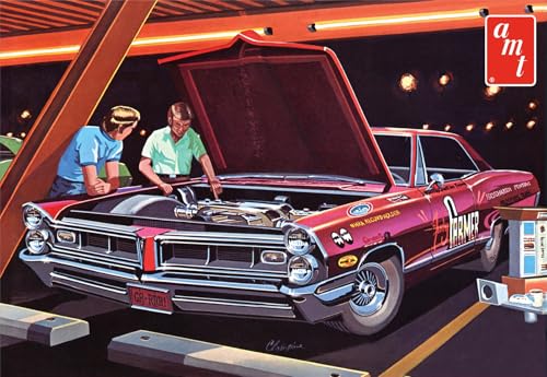 Kit Modelo AMT Pontiac Grand Prix 1965 Escala 1:25 miniatura 5
