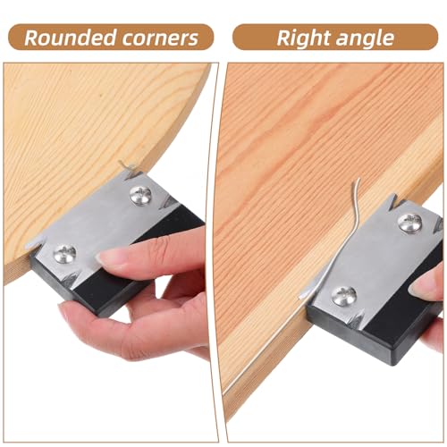 HJZHII Kantenschneider, Manuelles Kantenanleimmesser Kantenhobel Holz Rutschfest Kantenumleimer,Tragbar Manueller Kantenanleimschneider für Holz PVC ABS