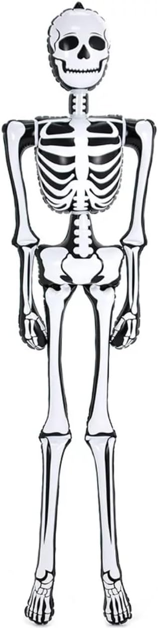 ZH-SKEL6 Party Supplies, 6 ft, White, black