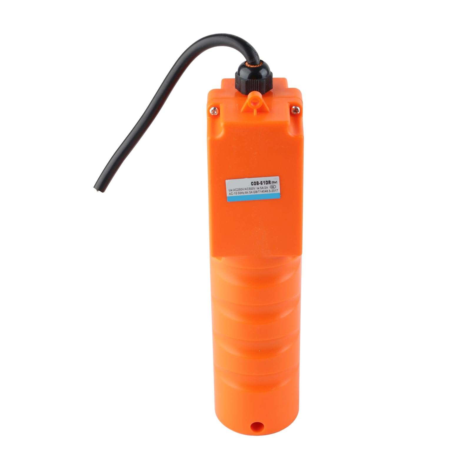 Interrupteur à bouton poussoir de grue palan à réarmement automatique avec condensateur 220-380V 30uF pour petites grues, palans électriques