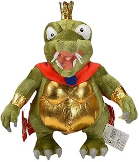 Tinuantec New Anime Creative King K.Rool Bowser Plush Toy Kawaii Cartoon King K.Rool Bowser Koopa Stuffed Doll Cosplay Easter Halloween Figure Children's Birthday Gift Toy 12 Inches