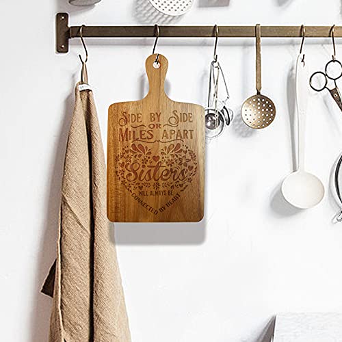 FOUR-ORANGUTANS-Side-By-Side-Or-Miles-Apart-Sister-Funny-Engraved-Cutting-Board-Funny-Farmhouse-Kitchen-Gift-Birthday-Gift-for-Women-SisterChristmas-Gifts FOUR ORANGUTANS Side By Side Or Miles Apart Sister Funny Engraved Cutting Board Funny Farmhouse Kitchen Gift Birthday Gift for Women SisterChristmas Gifts